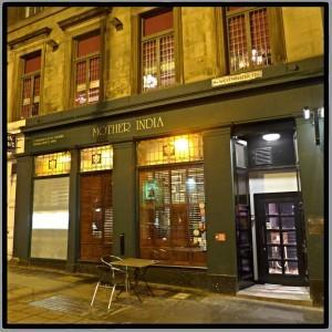 Mother India Westminster terrace west end Glasgow