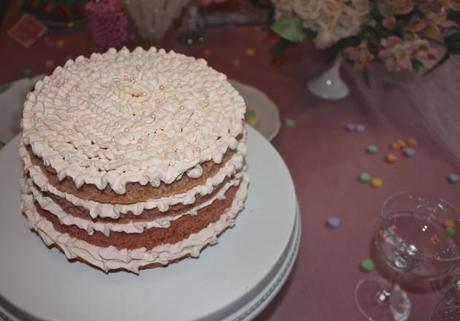 Champagne Ombre Cake with Mascarpone Whipped Cream