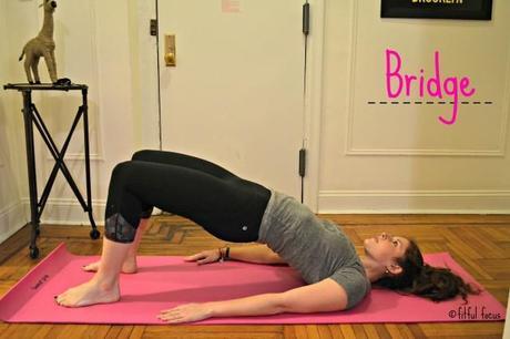 4 Must Do Yoga Poses for Runners via Fitful Focus  - Bridge