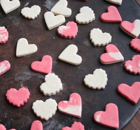 Salt Dough Valentine Magnets