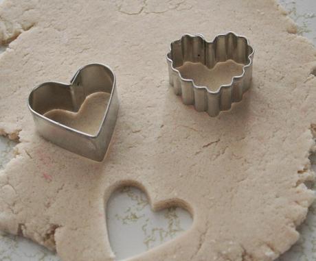 Salt Dough Valentine Magnets