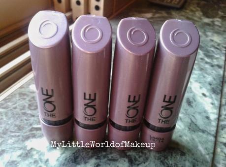 Oriflame's The One - Matte Lipstick Review - Nutty Plum, Molten Mauve,Cherry Brown & Desert Sand!