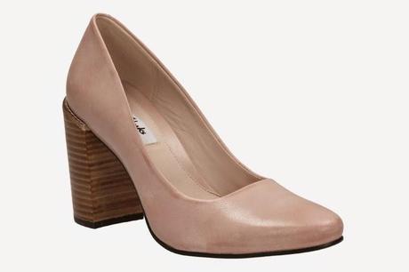 Stylish, Comfortable and Work Appropriate Court Shoes by Clarks - Crumble Berry