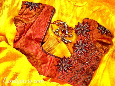Blouse Design for Kanchipuram Silk Saree - Paperblog