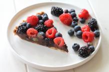 Chocolate Berry Tart (GF, Paleo, Vegan)