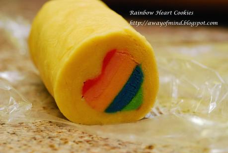Valentine Rainbow Heart Cookies 情人节心型采红曲奇