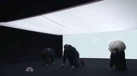 Kanye West Performs “Wolves” on SNL40