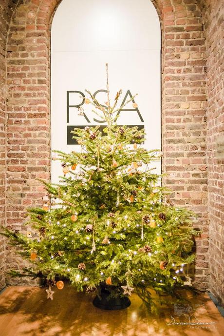 Christmas tree in vaults at rsa house