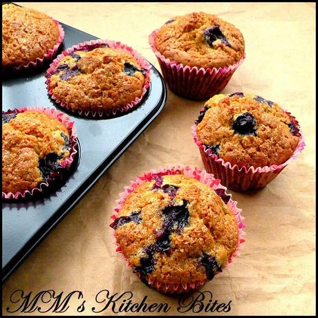 Buttermilk Blueberry Muffins...the day after!!