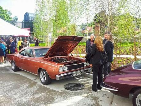 The US Embassy in Finland had a car and motorcycle show on the 4th of July.... interesting idea!
