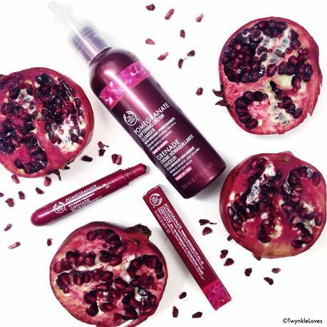 The Body Shop Pomegranate Range