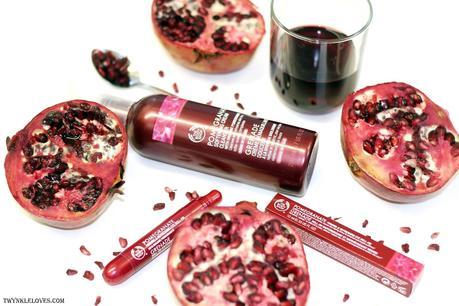 The Body Shop Pomegranate Range