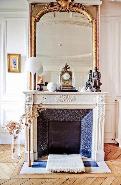 Fireplace Mantels, Oversized Mirrors, and More - Paperblog