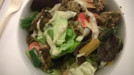 turkey burger salad