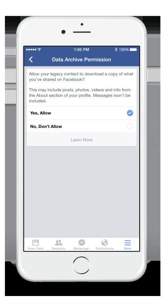 How to add a legacy account to your Facebook profile legacy contact settings pic4
