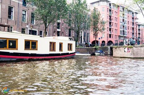 Houseboat in Amsterdam