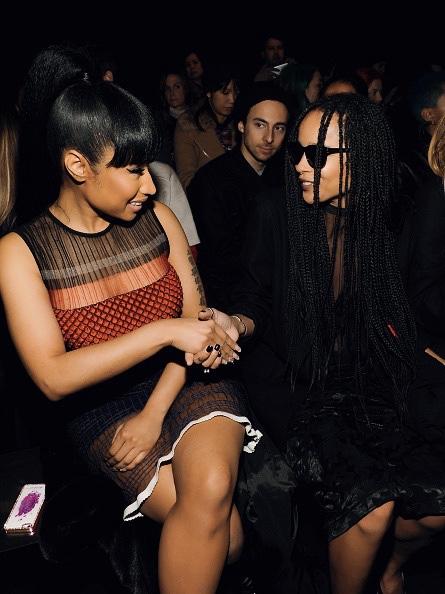 Nicki Mianj & the West Attend Alexander Wang Fashion Show
