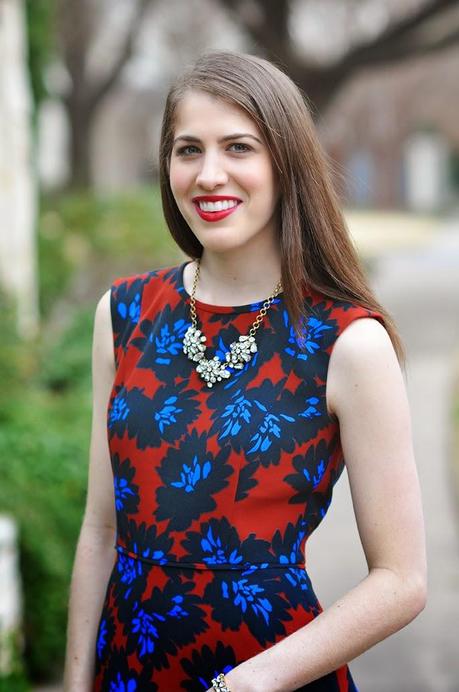 J.Crew Firework Floral Dress