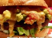 Green Chile Queso Beast Burger with Guacamole Beyond Meat’s