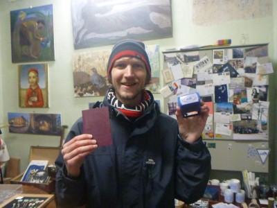 Backpacking in Uzupis: Top 12 Sights in The Republic Nobody Has Heard Of Getting my passport stamped in Uzupis
