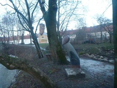 Backpacking in Uzupis: Top 12 Sights in The Republic Nobody Has Heard Of An erect Uzupis Penis