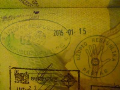 Backpacking in Uzupis: Top 12 Sights in The Republic Nobody Has Heard Of My Uzupis passport stamps