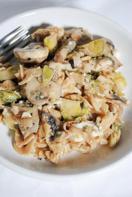 Chicken and Brussels Sprouts Pasta