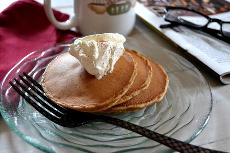vanilla latte pancakes