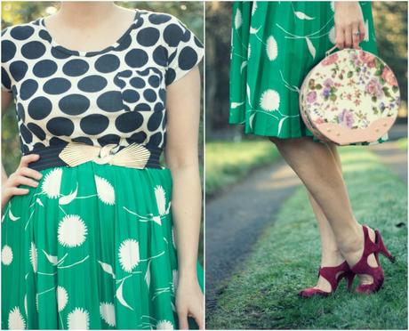 Florals, polka dots, and many shades of pink | www.eccentricowl.com