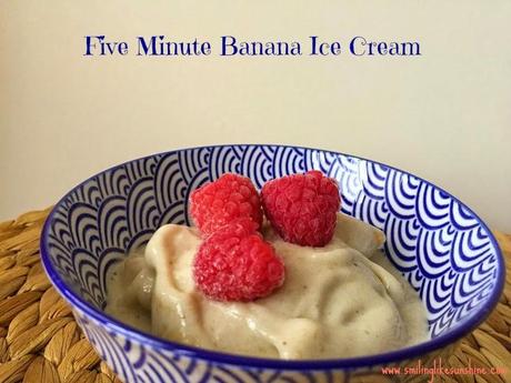 Cooking with Kids:B is for Five Minute Banana Ice Cream