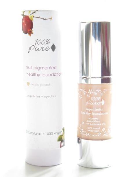 100% pure superfruits fruit pigmented healthy skin foundation