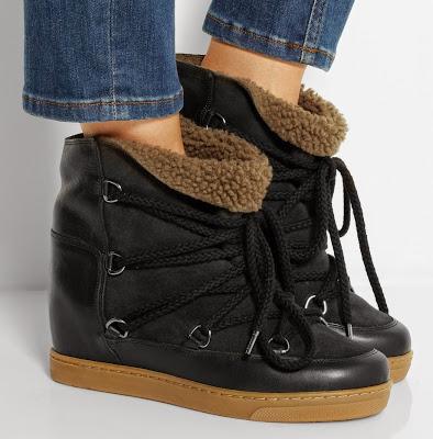 Shoe of the Day | Isabel Marant Nowles Wedge Ankle Boots