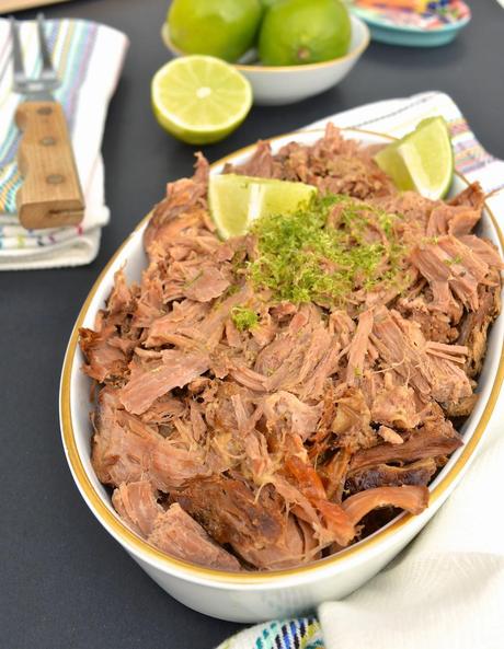 Slow Cooker Coconut Lime Shredded Beef (Paleo, Gluten Free, Beef)