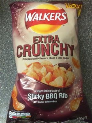 Today's Review: Walkers Extra Crunchy Sticky BBQ Rib