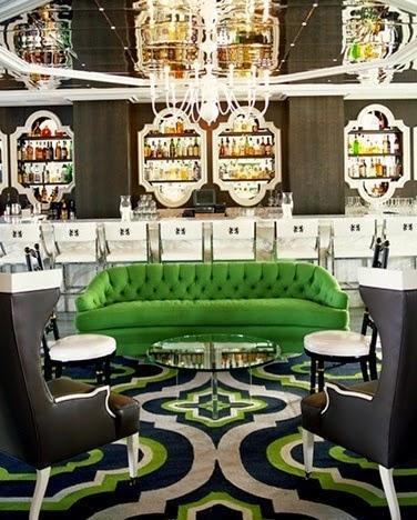 Gorgoeus Emerald Green Rooms and Pops of Color
