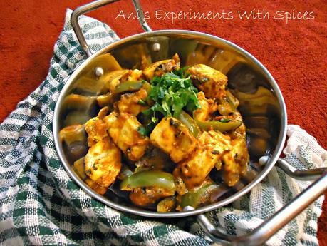 Restaurant Style Kadai Paneer