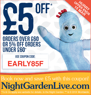 In The Night Garden Live Preview & Discount Code