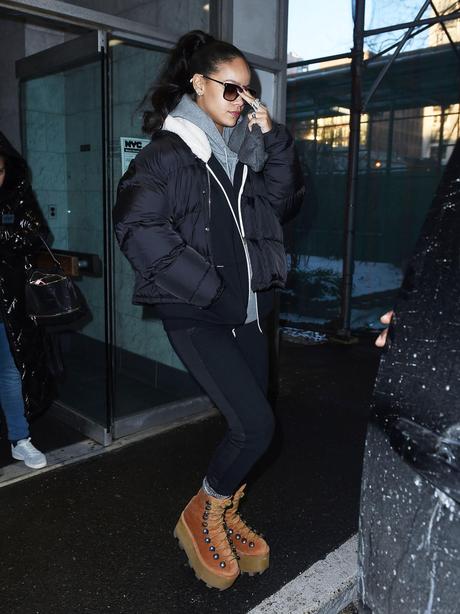 Rihanna Out & About In NYC