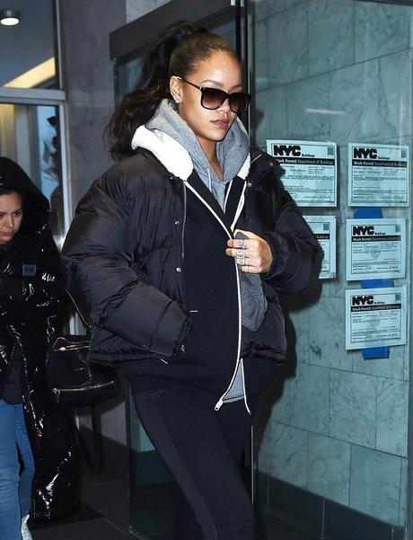 Rihanna Out & About In NYC