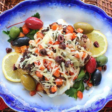 Tapenade Baked Cod Tapenade Baked Cod