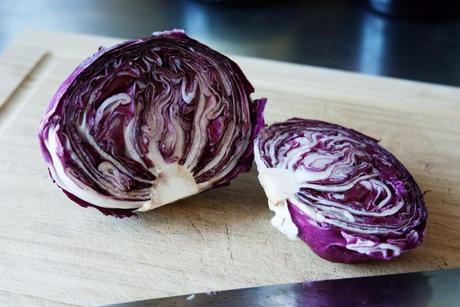 Chinese Dumplings: radicchio, beef and mint!