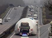 Boeing Transported Road Along British Motorway