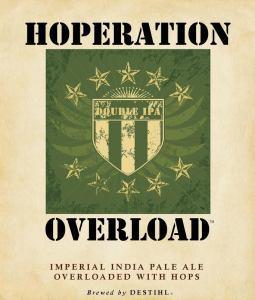 Hoperation Overload: A delicious Imperial IPA.
