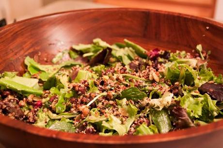 Spicy Bean and Quinoa Salad with “Mole” Vinaigrette