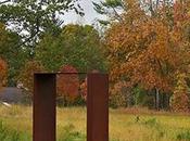 Very Vignette: Minimalist Corten Steel Arch Meadow