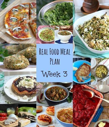 Our Real Food Meal Plan – Week 3 2015