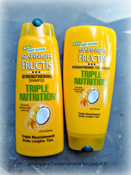 The Garnier Fructis Triple Nutrition Shampoo & Conditioner Duo and My Current Hair Story