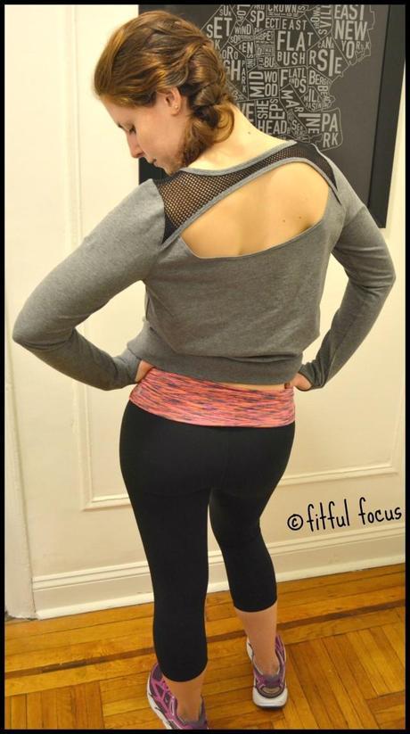 Fabletics February Collection -Salar Capris with Fold Over via Fitful Focus