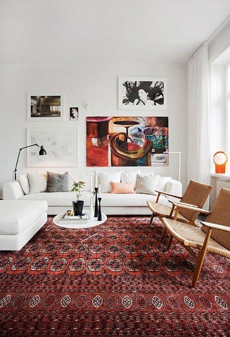 Pelle Lundquist, Art/Creative Direction | apartment renovation, G채strikegatan in Stockholm #rug