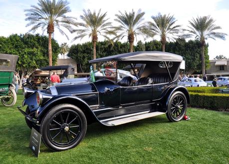 Great big 1916 Pierce Arrow touring cars at the Arizona Concours